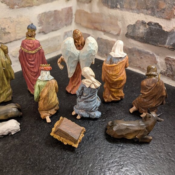 THE PROMISE OF CHRISTMAS ROBERT STANLEY Nativity Scene 11 piece from 2011 - Picture 12 of 14